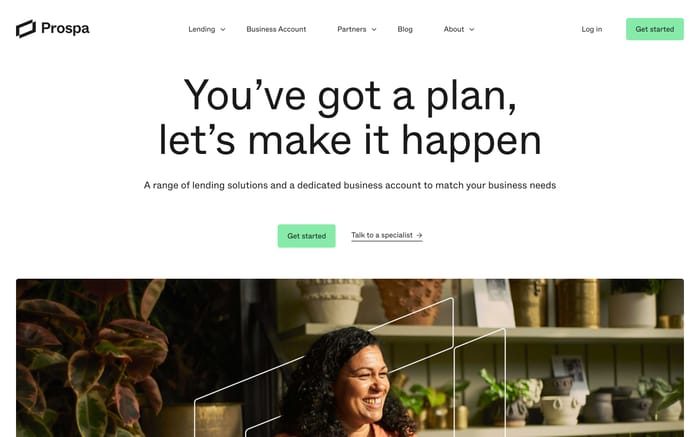 Prospa website preview