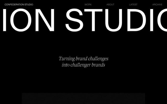 Confederation Studio website preview