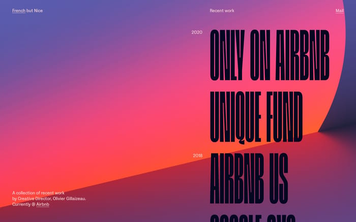 Olivier Gillaizeau website preview