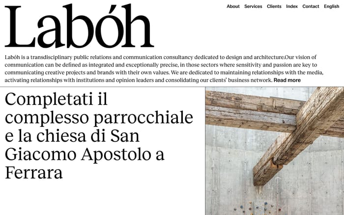 Laboh website preview