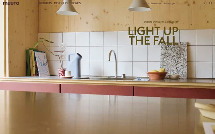 Muuto website preview