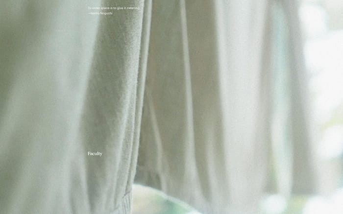 Studio Faculty website preview