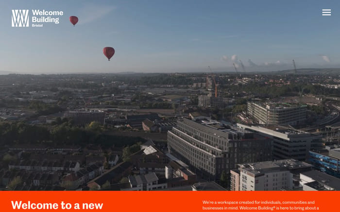 Welcome Building website preview