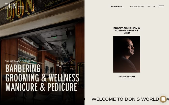 Don Barber & Groom website preview
