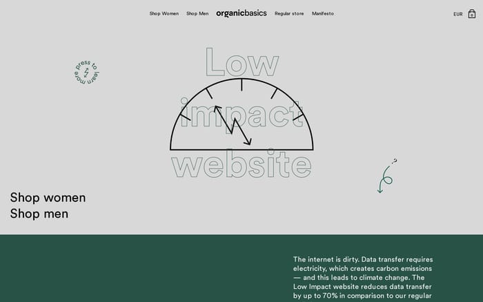 The Low Impact website website preview