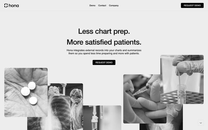 Hona website preview