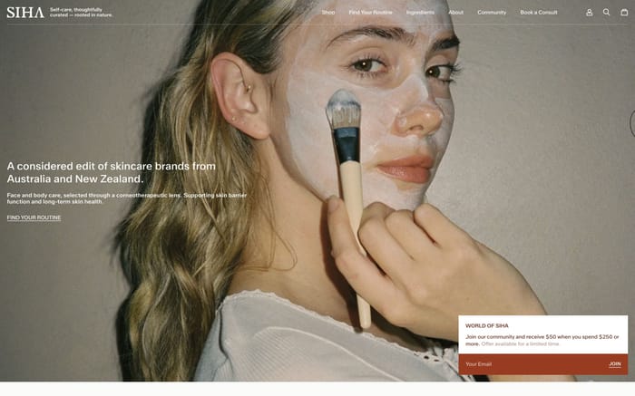 Siha website preview