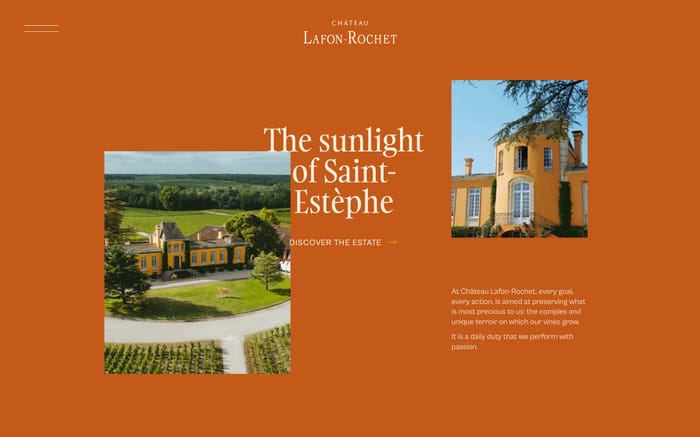 Lafon Rochet website preview