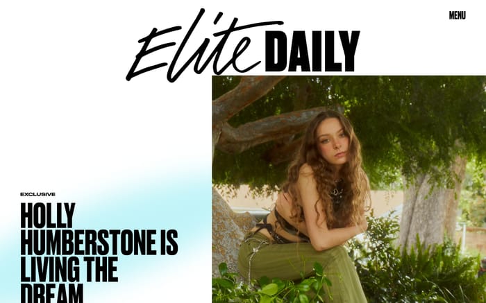 Elite Daily website preview