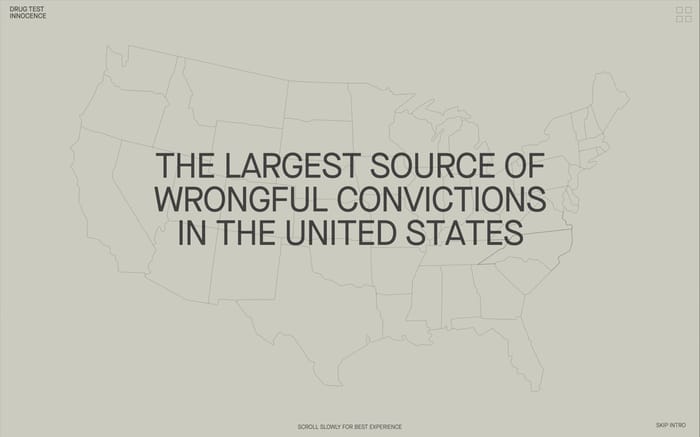 Drug Test innoncence website preview