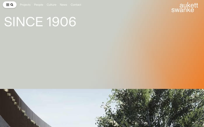 Aukett Swanke website preview