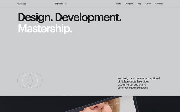 Vide Infra website preview