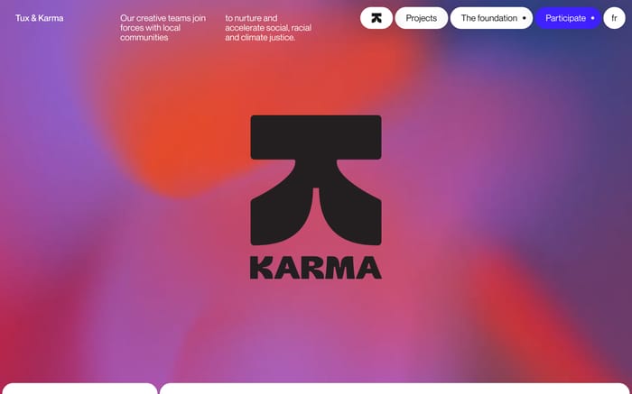 Karma website preview