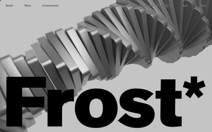 Frost website preview