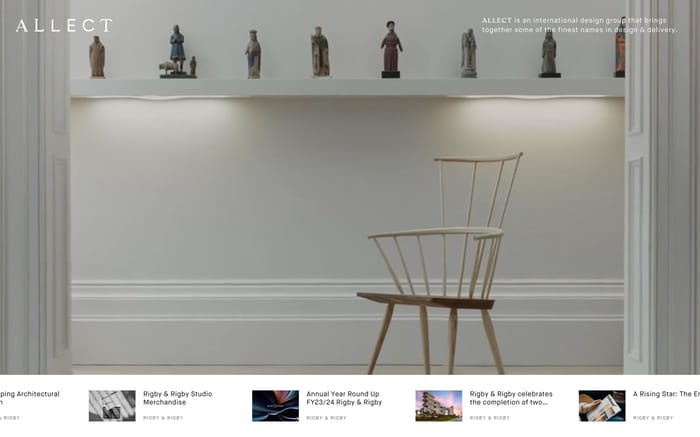 Allect website preview