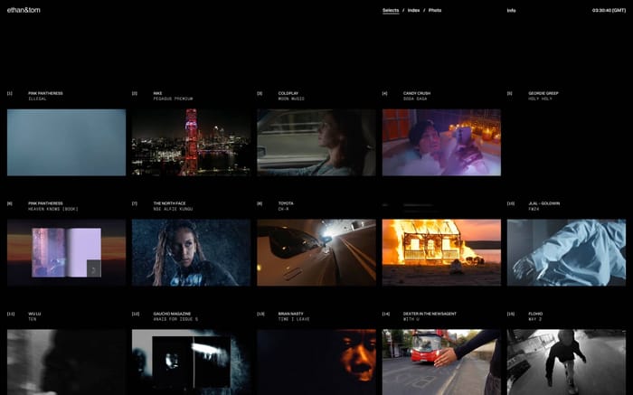 Ethan and Tom website preview