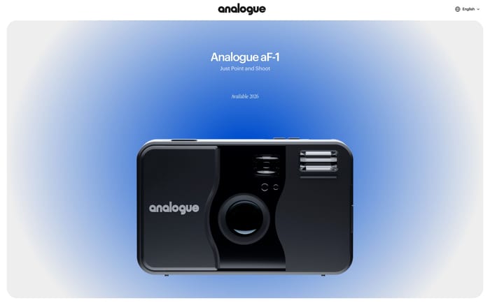Analogue Af-1 website preview