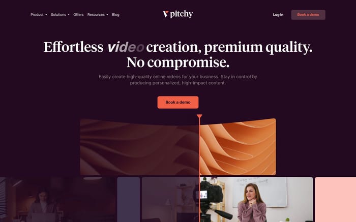 Pitchy website preview