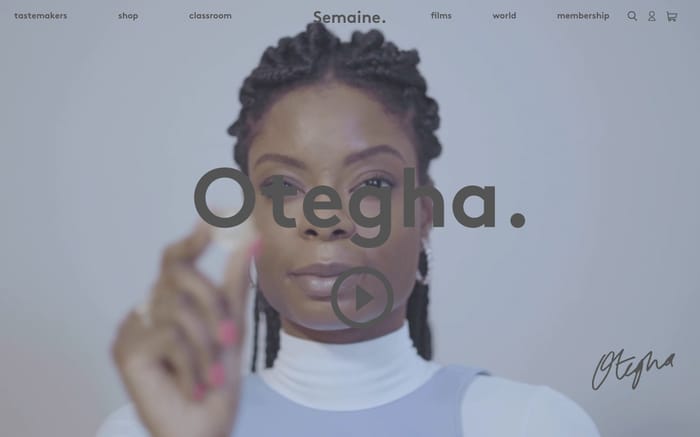 Semaine website preview
