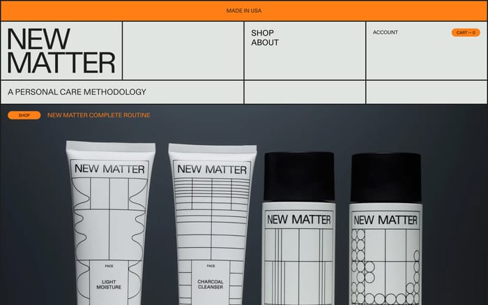 New Matter website preview