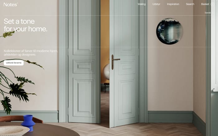 Notes of Colour website preview