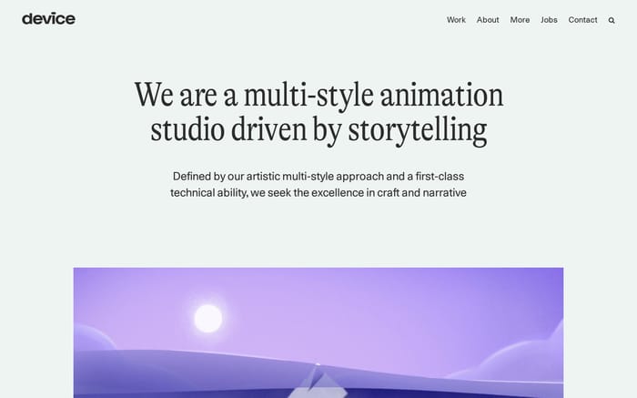 Devicers website preview