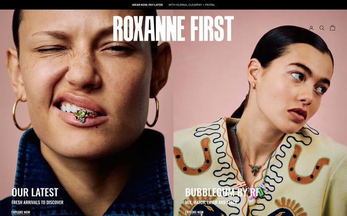 Roxanne First website preview