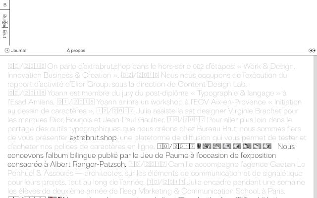Bureaubrut website preview