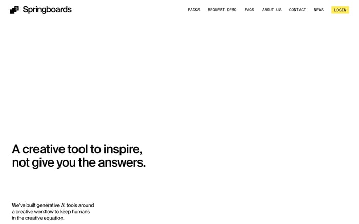 Springboards website preview