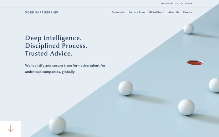Dore Partnership website preview