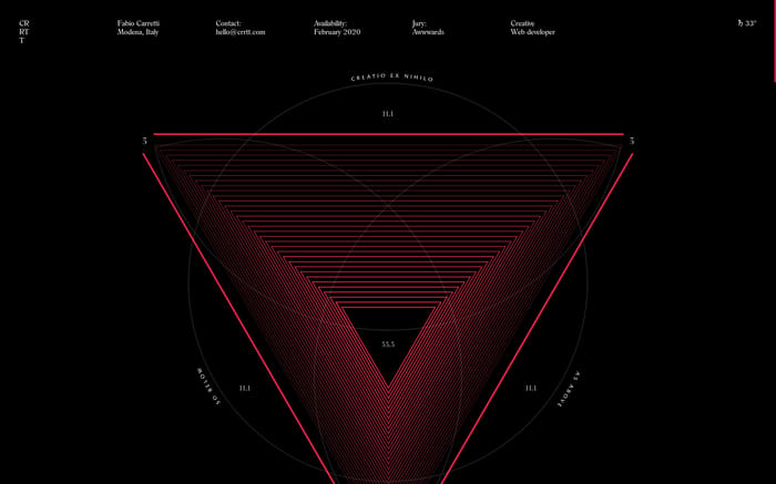 Fabio Carretti website preview