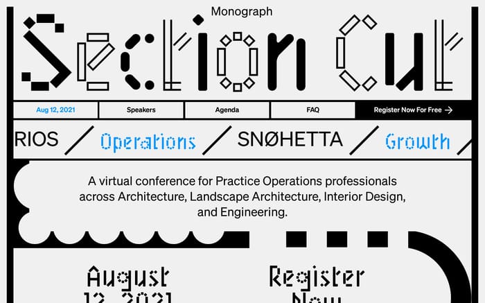 Section Cut 2021 website preview
