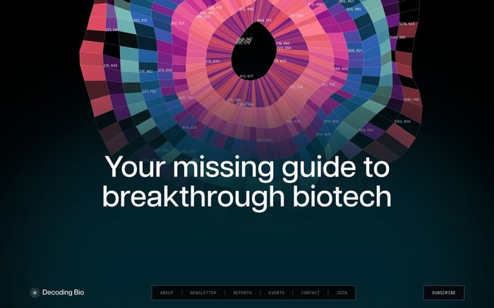 Decoding Bio website preview