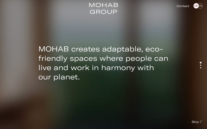 MOHAB Group website preview