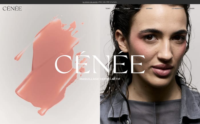 Cenee website preview