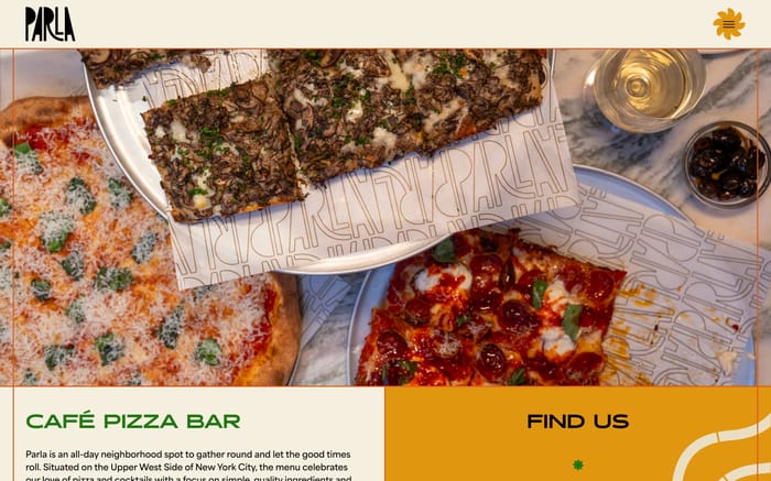 Parla website preview