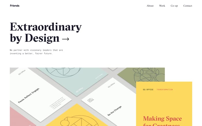 Friends website preview