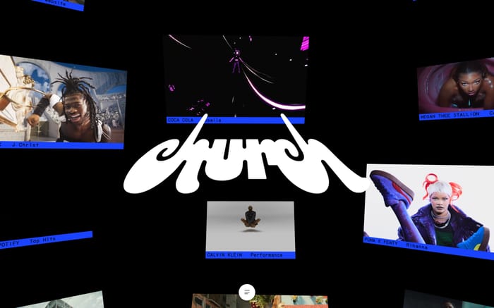 Church website preview