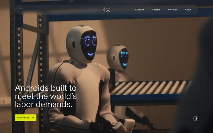 1X Technologies website preview