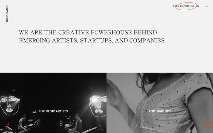 Good hands website preview