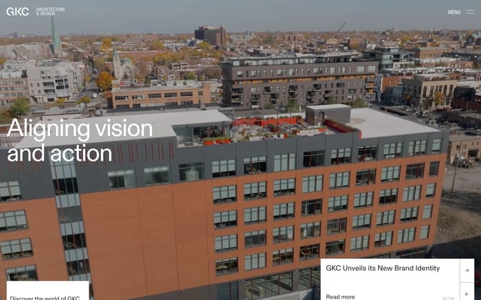 GKC Architecture website preview