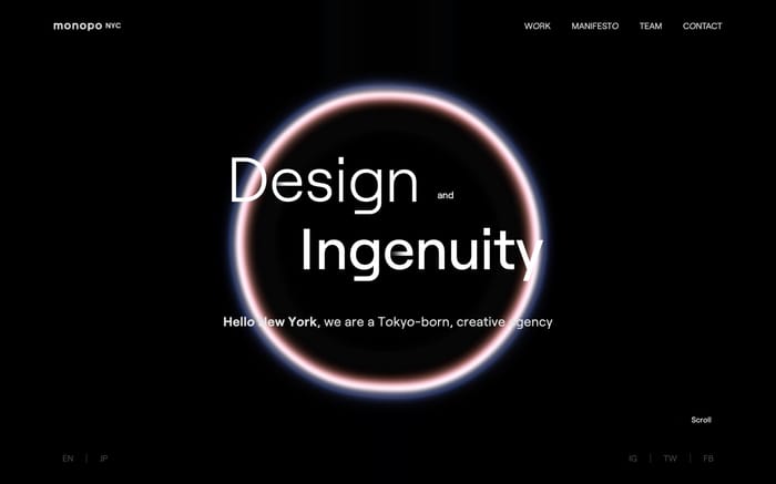 Monopo website preview