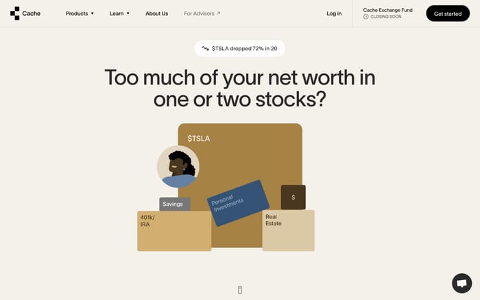 Cache website preview