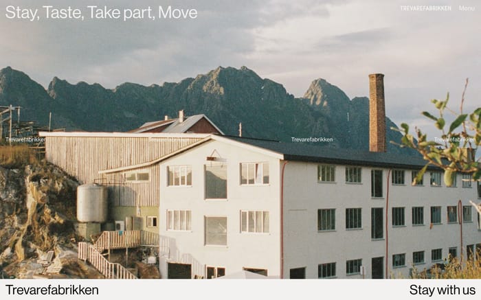 Trevarefabrikken website preview
