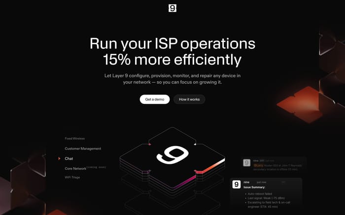 Layer 9 website preview