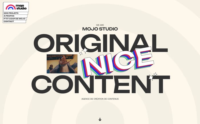 Mojo Studio website preview