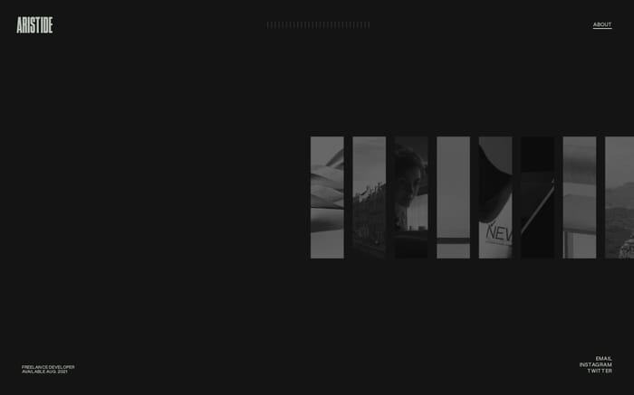 Aristide Benoist website preview