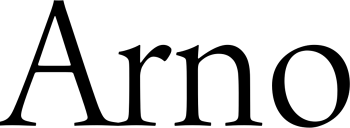 Arno font preview