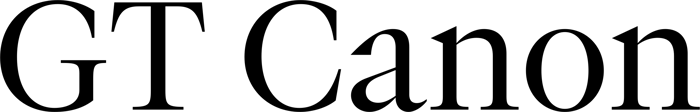 GT Canon font preview