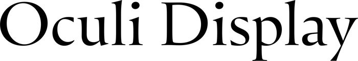 Oculi Display font preview